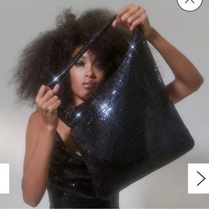 Gaia chainmail shoulder bag